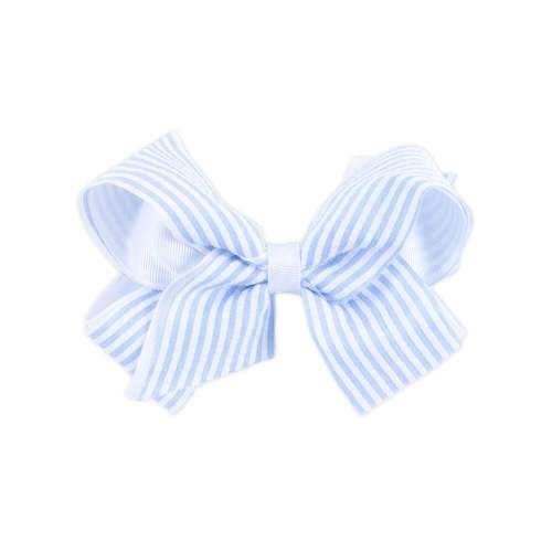 Stripe Seersucker Hair Bow