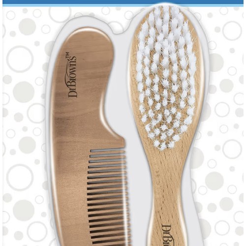 Dr. Brown's Soft and Safe Baby Brush + Comb