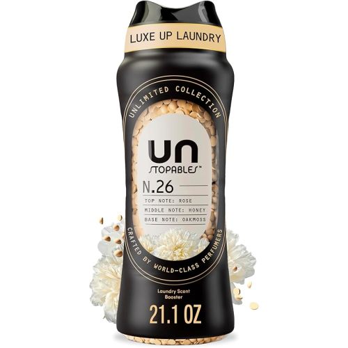 Downy Unstopables Unlimited Collection In Wash Laundry Scent Booster Beads, No. 26, Fine Fragrance, Long Lasting Fresh Scent Beads, 21.1 oz