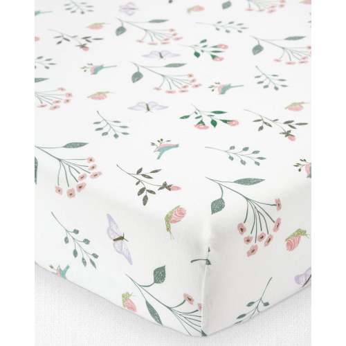 Baby Organic Cotton Standard Crib Sheet - Little Planet | Carter's