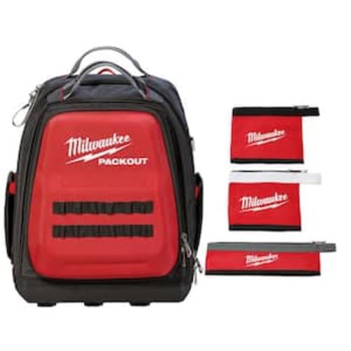 15 in. PACKOUT Tool Backpack with (3-Pack) Multi-Size Tool Bags