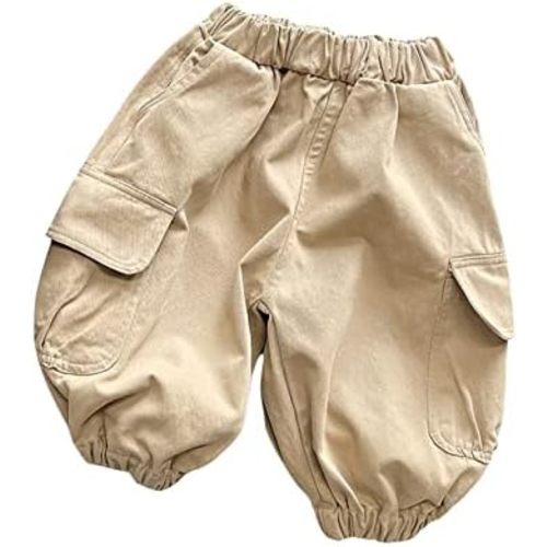 Kids Toddler Baby Girls Boy Cargo Pant Solid Streetwear Harem Pant Casual Jogger Sweatpants for 1~6T