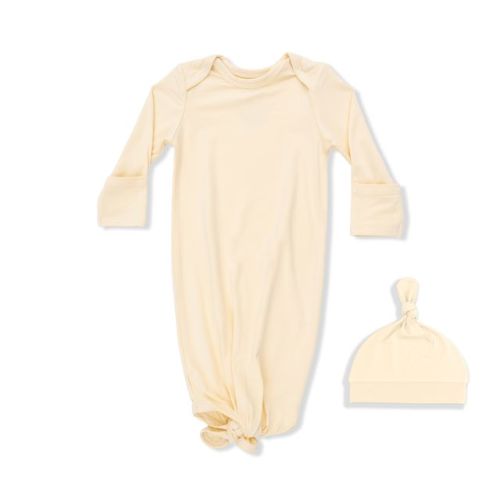 Knotted Gown and Hat - Italian Straw