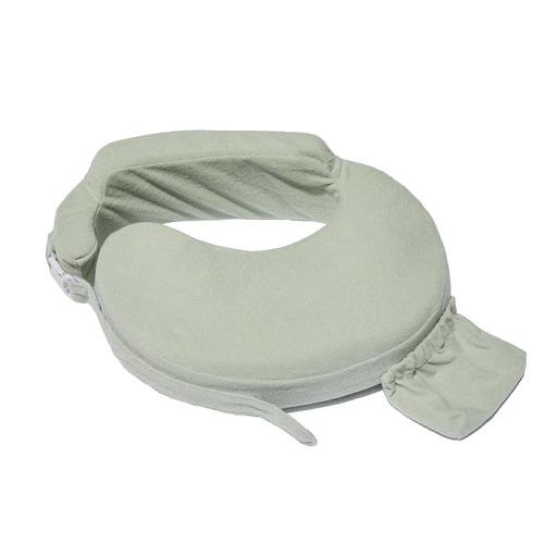 My Brest Friend Nursing Pillow - Deluxe - Flower Key Gray