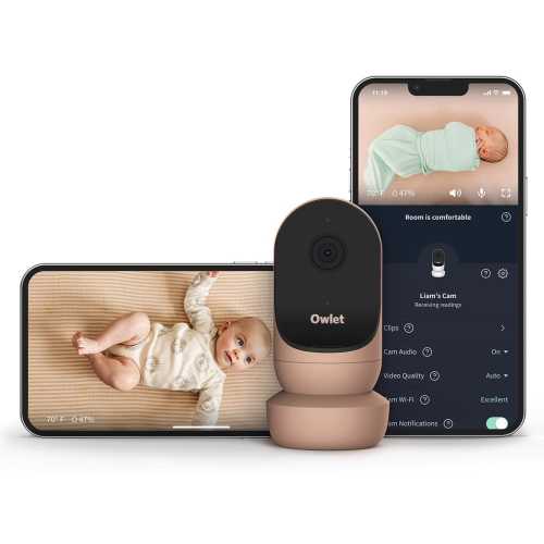 Owlet Cam 2 Smart HD Video Baby Monitor - Dusty Rose