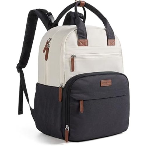mommore Diaper Bag Backpack Multi-pocket Baby Bag with Changing Pad