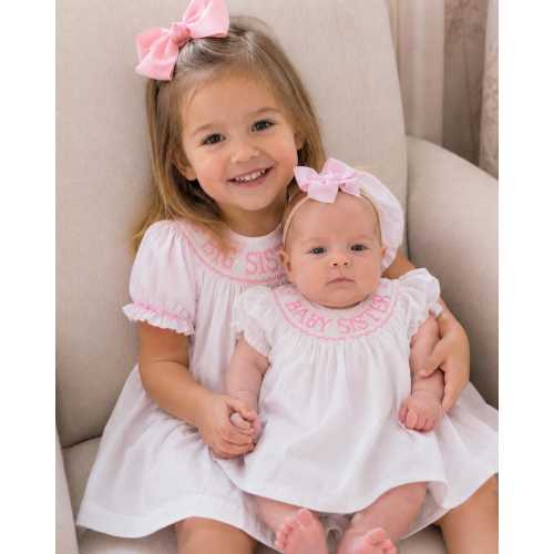 Baby Sister Smocked Dress