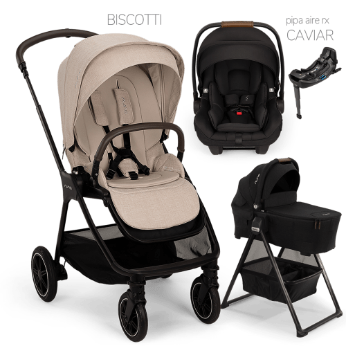 Nuna® TRIV Next™ + Bassinet + PIPA Aire / PIPA RX / PIPA Aire RX Trave
