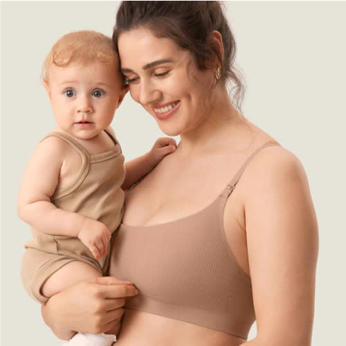Ribbed Scoop Nursing Bralette