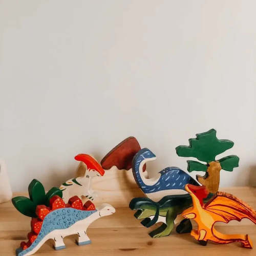 Wooden Dinosaurs Set