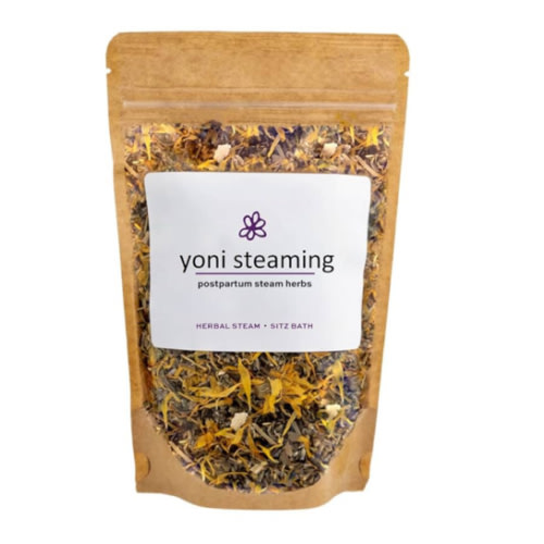 Postpartum Yoni Steaming Herbs & Soothing Sitz Bath Soak For Birth Recovery | Natural Remedy For Healing Perineal Tissues, Hemorrhoids, Episiotomies | 100% Organic Vaginal Steam Herbs | 2-3 Steams