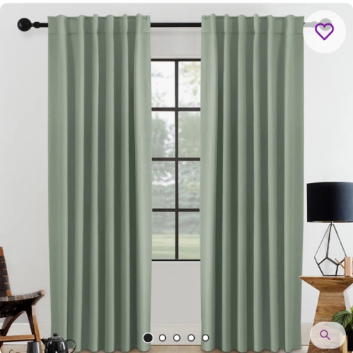 H.VERSAILTEX Blackout Solid Back Tab/Rod Pocket Bedroom Draperies Thermal Insulated Window Treatment Panels Room Darkening Blackout Drapes for Living Room & Reviews | Wayfair