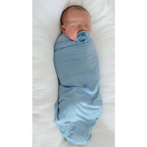 Infant Swaddle in Cornflower Blue