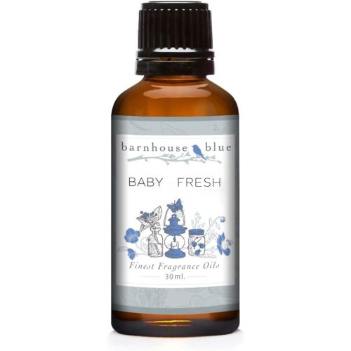 Barnhouse Blue Baby Fresh Premium Grade Fragrance Oils - for Candle, Soap Making, & More - 30ML