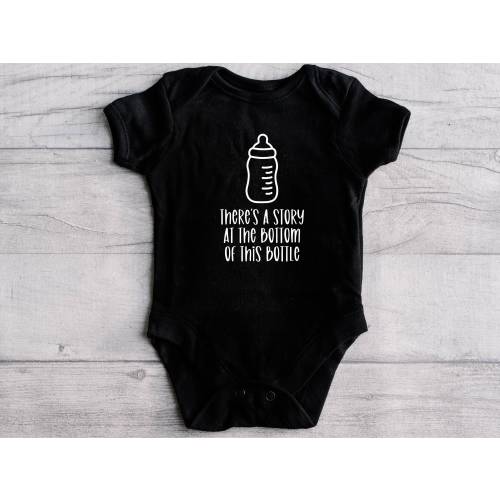 There's A Story at the Bottom of This Bottle | Lyric Bodysuit | Band Bodysuit | Punk Rock Bodysuit