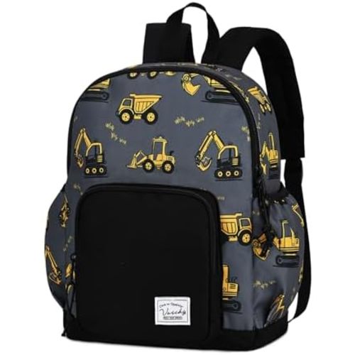 VASCHY Kids backpacks, Cute Lightweight Water Resistant Preschool Backpack for Boys and Girls Chest Strap