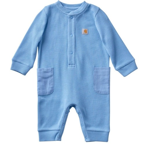 Kids' Long Sleeve Thermal Henley Coverall (Baby)