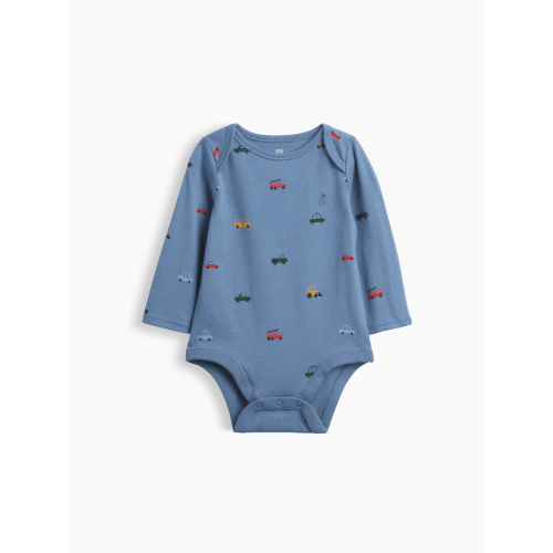 Baby First Favorites Organic Cotton Brannan Bear Toile Bodysuit
