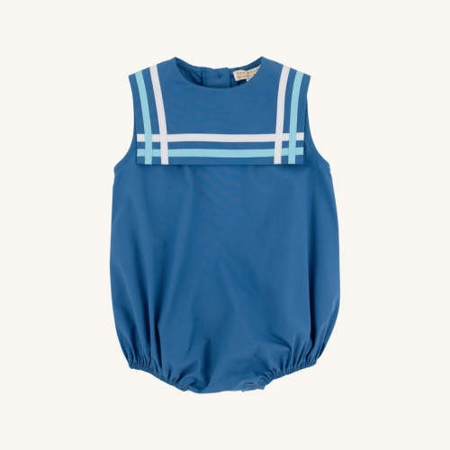 Sleeveless Townes Top Sail Bubble Boys - Wood Boat Blue Sailboat