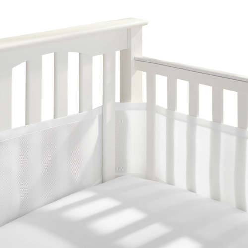 Halo Breathable Mesh Crib Liner for Mini Crib  - White