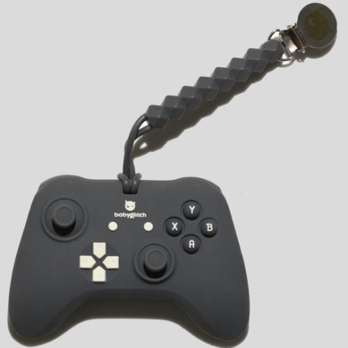 Lil Pro Controller Teether In Slate Teether – BabyGlitch