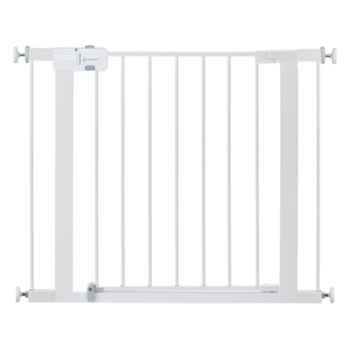 Safety 1st Easy Install Walk Thru Baby Gate for Doorway With Door, Dog Gates, Fits 29"-38", Easy Install 28" Tall, White