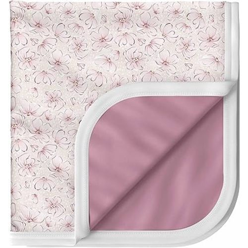Pobibaby Premium Baby Blanket, Soft Stretchy Quilt for Babies, Toddlers, Kids (Blossom)