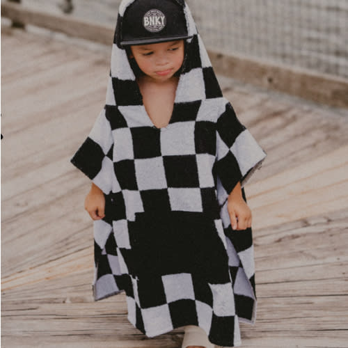 Checker Poncho Towel