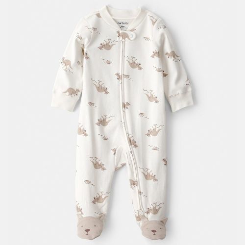 Baby Carter's 100% Cotton 2-Way Zip Cotton Sleep & Play Pajamas