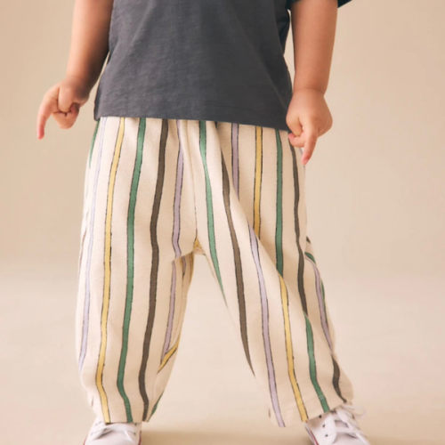Buy Multi Pastel Crepe Stripe Joggers (3mths-7yrs) from Next USA