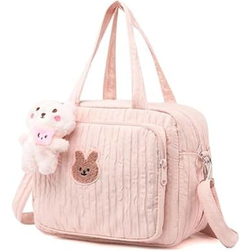 Lushandy Baby Diaper Bag Tote, Mommy Bag Cute Diaper Bags Crossbody Baby Bags for Girl Pañaleras Para Beb