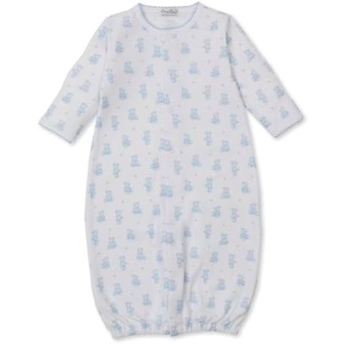 kissy kissy Baby Boys and Girls Teddy Bears Print Convertible Nightgown