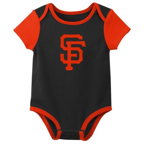 MLB San Francisco Giants Newborn 3-pack Bodysuits - 3-6M