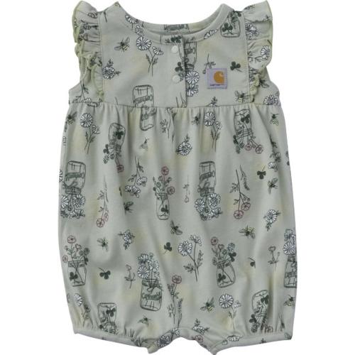 Baby Girls' Carhartt Bee Print Romper