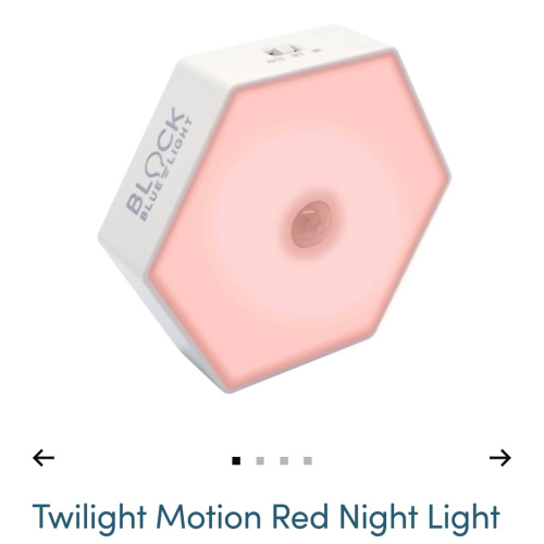 Motion Activated Red Night Light