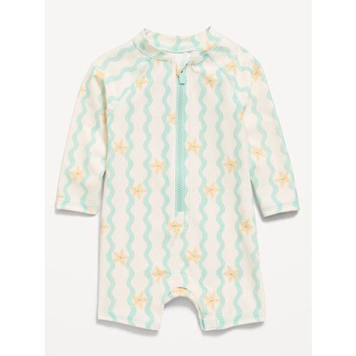 Printed Swim Rashguard Bodysuit for Baby