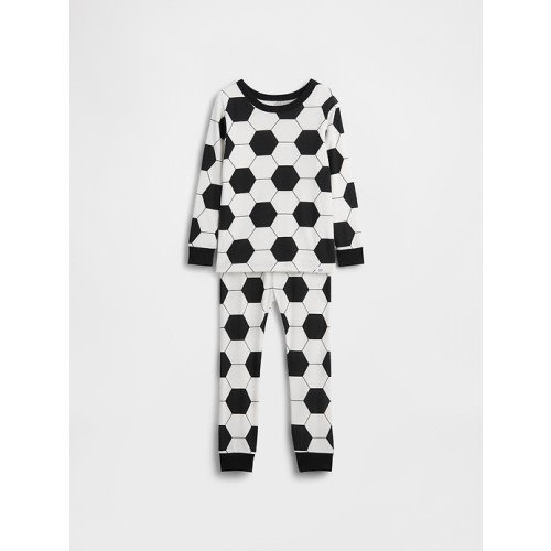 Baby & Toddler Organic Brushed Cotton Soccer PJ Set