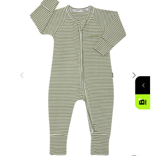 Bonds Newbies Wide Needle Rib Zippy | Baby Baby Coverall | BWCUA