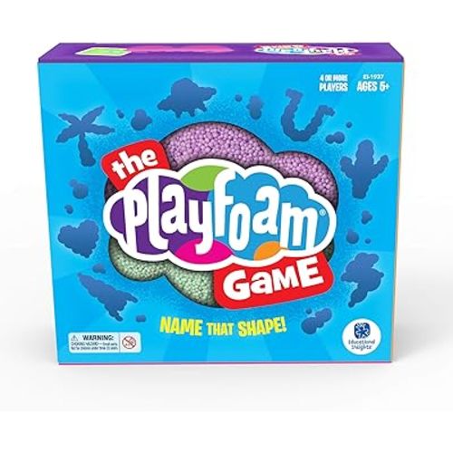 Educational Insights The Playfoam Family Game, A Sculpting Guessing Game Toy With Original Playfoam, For 4 or More Players, Board Game for Kids Ages 5+