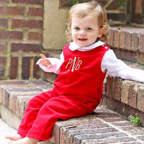 Red Corduroy Longall