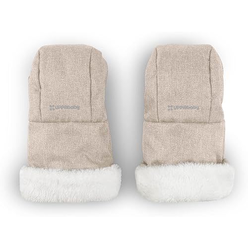 UPPAbaby CozyHandmuff - Easily Attaches to Stroller Handlebars - Ultra-Plush, Weather-Proof Hand Protection - Declan (Oat Mélange)