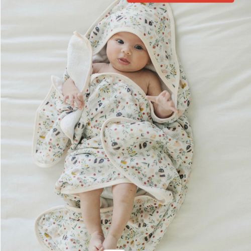 Hooded Towel Set - Bumble Bees