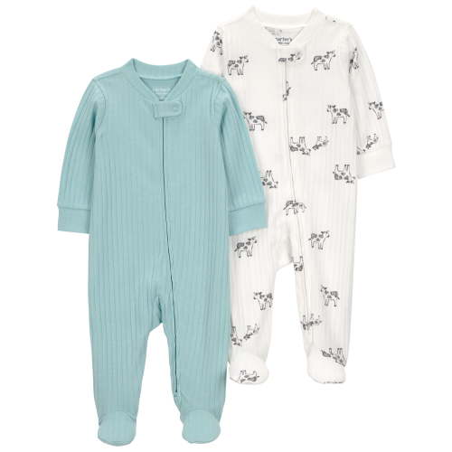 Carter's Child of Mine Baby Sleep 'N Play, 2-Pack, Sizes Preemie-6/9 Months