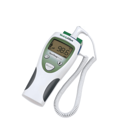 Welch Allyn Electronic Thermometer SureTemp Plus Model 690 | Digital Thermometer for Adults | Oral Probe Temperature Medical Thermometer for Adults and Kids | Axilary and Rectal Thermometer Gun