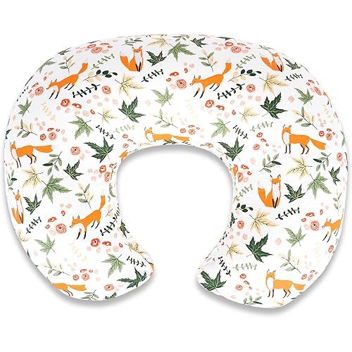Nursing Pillow & Breastfeeding Pillow – Ergonomic C-Shape for Breastfeeding & Bottle Feeding, Standard Size Breathable with Washable Cover, Hypoallergenic,Tummy Time & Sitting Support ( 0-18Months)