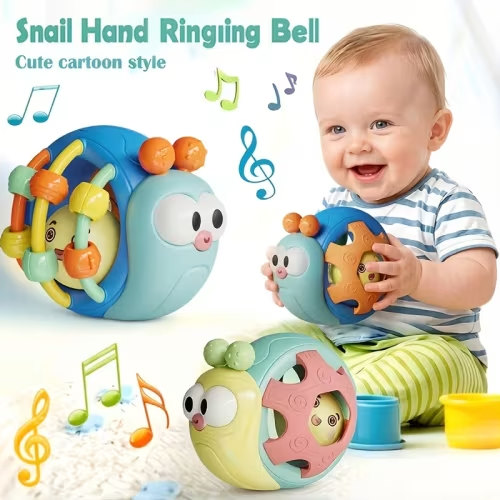 sensory stimulating snail ringing toy multi - Temu