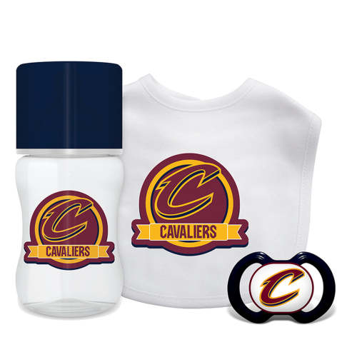 BABY FANATICS NBA CLEVELAND CAVALIERS 3-PIECE GIFT SET