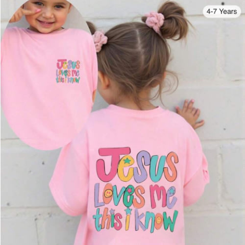 Jesus Loves me T-shirt Fashion | SHEIN