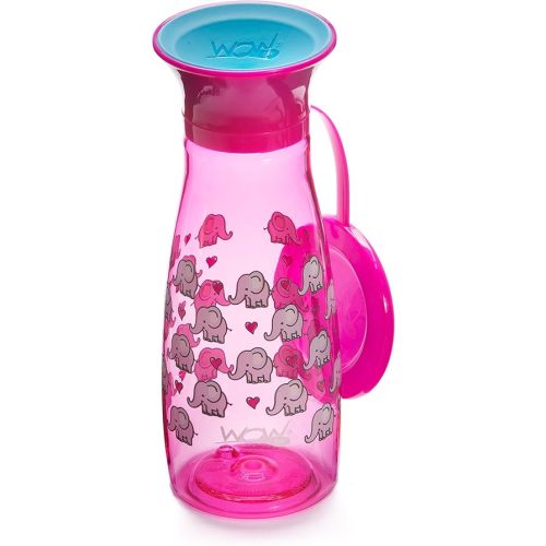 WOW CUP MINI 360 Sippy Cup, Pink, 12 oz / 350 ml