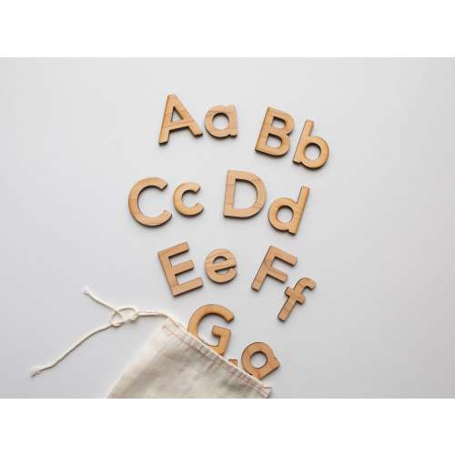 Glad Folk: Wooden Alphabet Set UPPERCASE ONLY